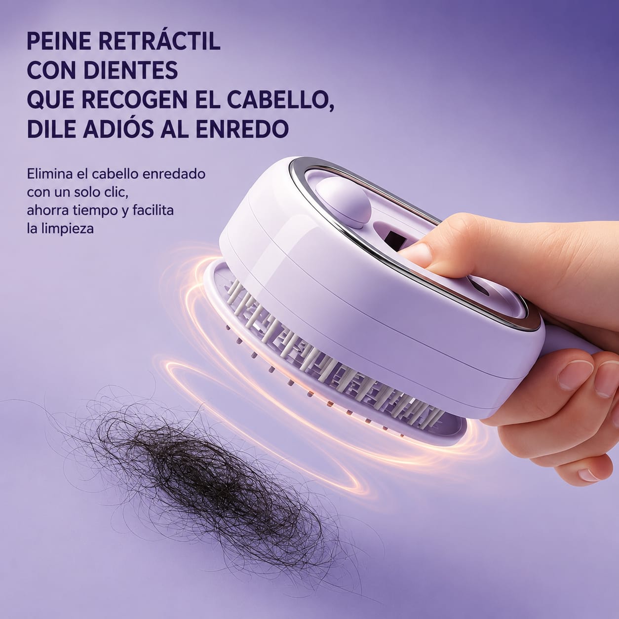 PEINE MASAJEADOR CON VAPORIZADOR